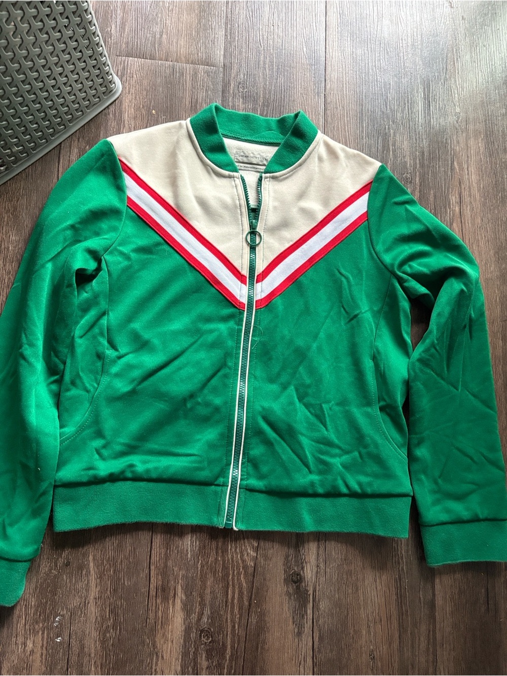 Urban outfitters piper striped track jacket